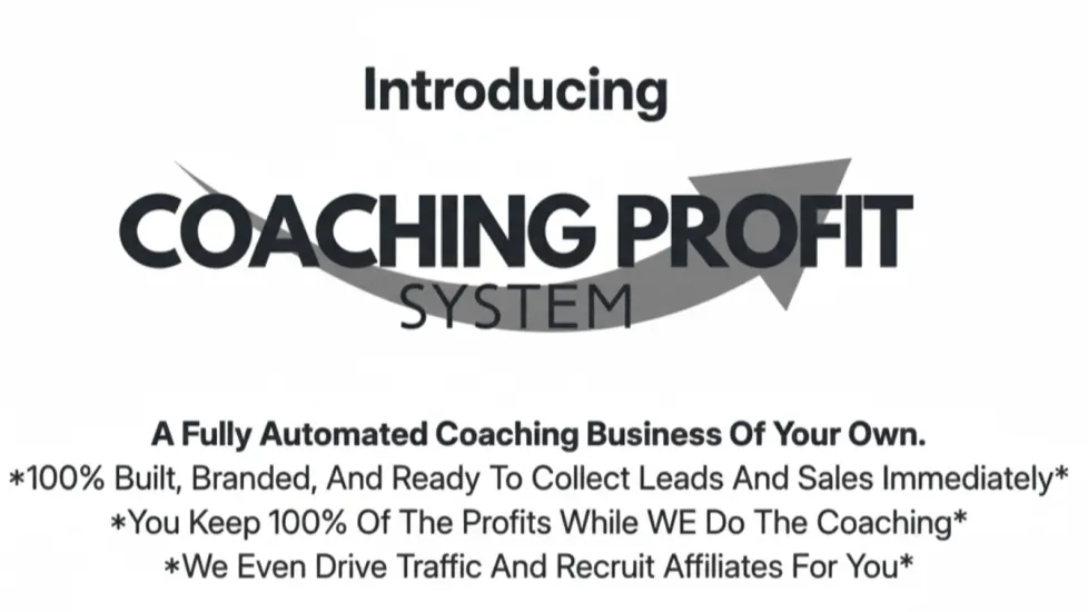 Coaching profit system by John Thornhill