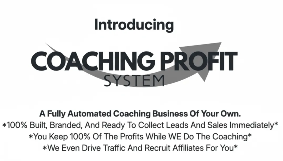Coaching Profit System by john thornhill