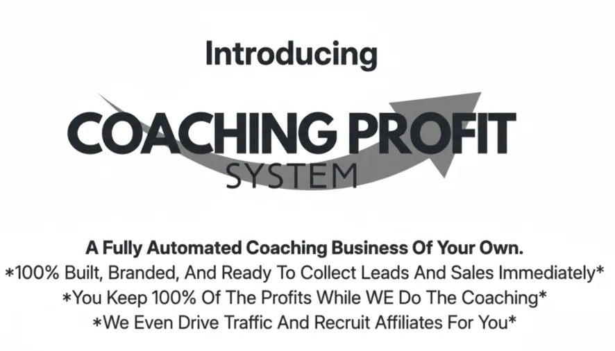 Coaching profit system by John Thornhill